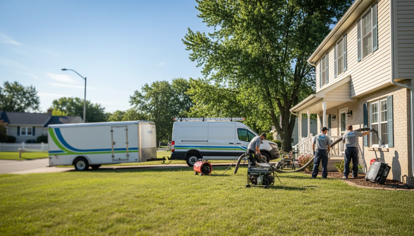 Flooded Basement Restoration And Cleanup With Repair in Brock, NE near me